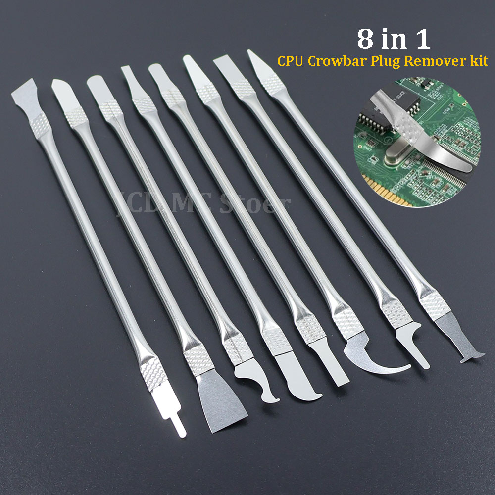 Electronics Repair Center - 8 buah/set, Pisau Pembuka CPU Multifungsi,