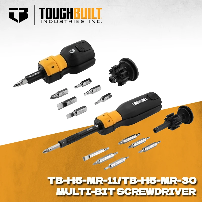 Pentalobe Screwdriver Set - TOUGHBUILT TB-H5-MR-11 TB-H5-MR-30 Obeng dengan Gagang