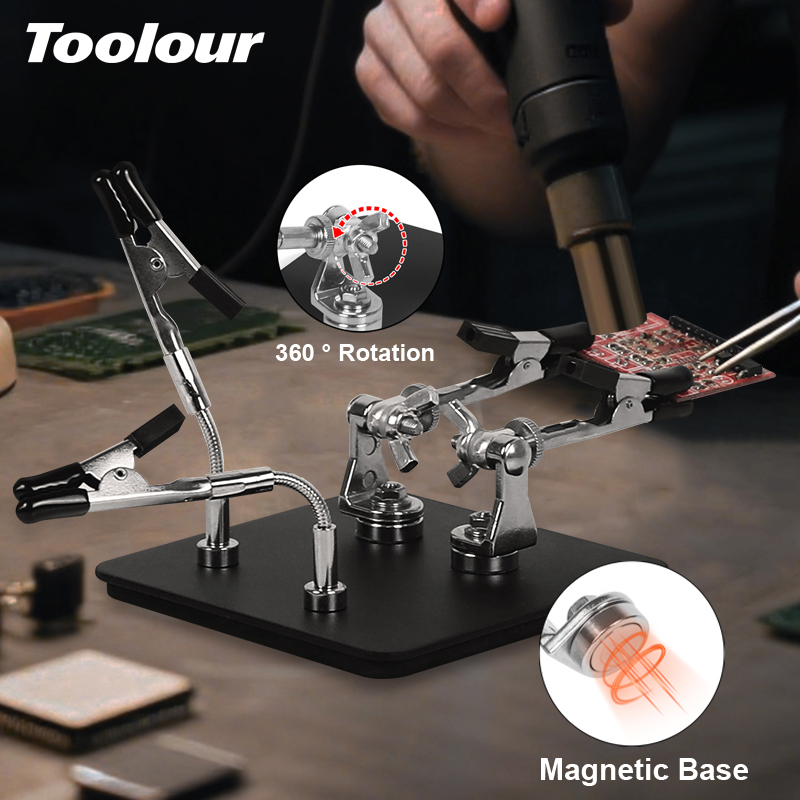 Pcb Holder Clamp - Toolour Solder Membantu Tangan Alat Tangan