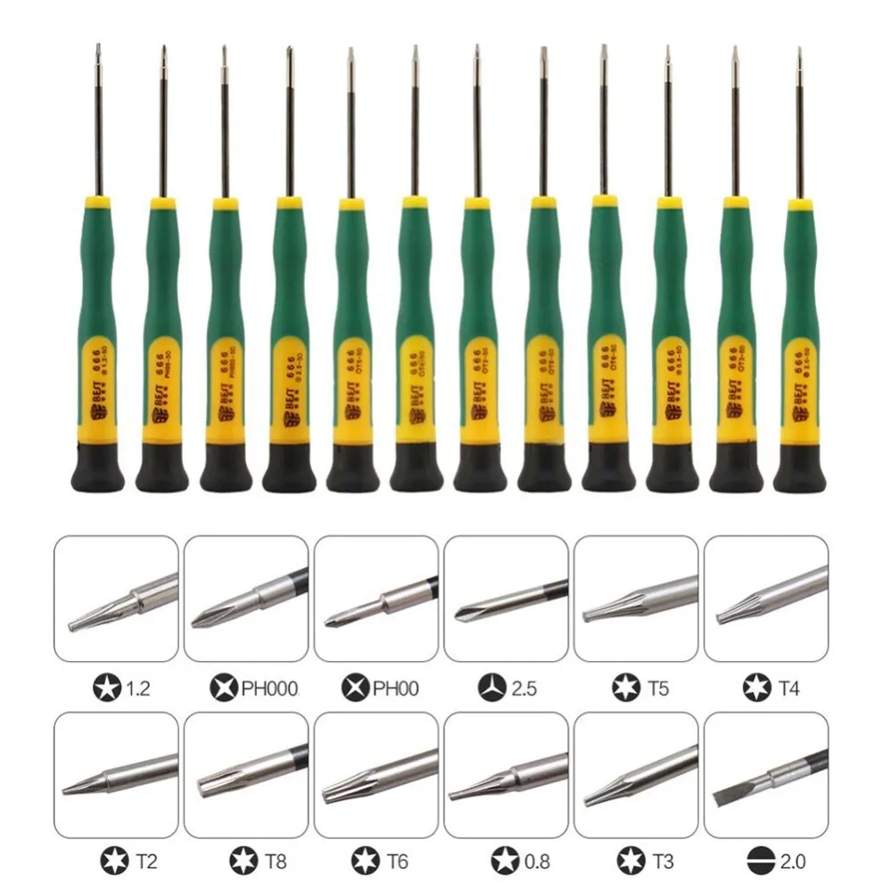 Pentalobe Screwdriver Set - 12 Buah/Set Obeng P2 P5 0.8