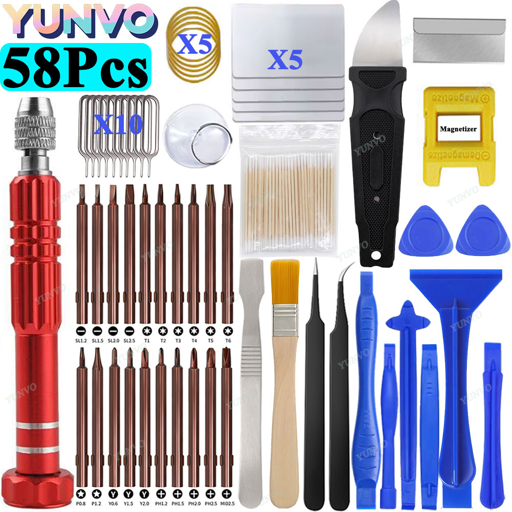 Set Obeng Presisi 58 in 1, Kit - Electronics Repair Company ulasan dan harga
