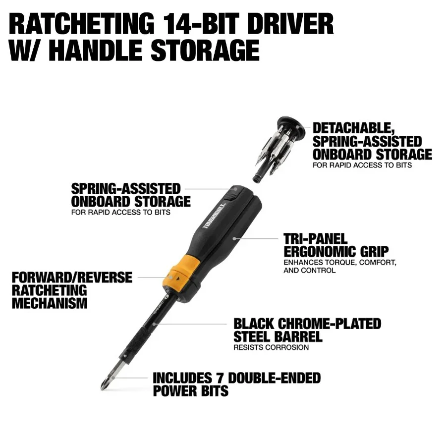 TOUGHBUILT TB-H5-MR-11 TB-H5-M - Pentalobe Screwdriver Set ulasan dan harga