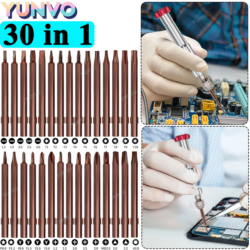 Set Obeng Presisi Magnetik 30  - Electronics Repair Company ulasan dan harga