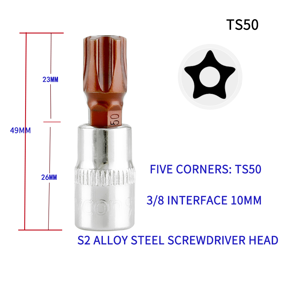 1/4 T10-T50 bintang obeng Pent - Pentalobe Screwdriver Set ulasan dan harga