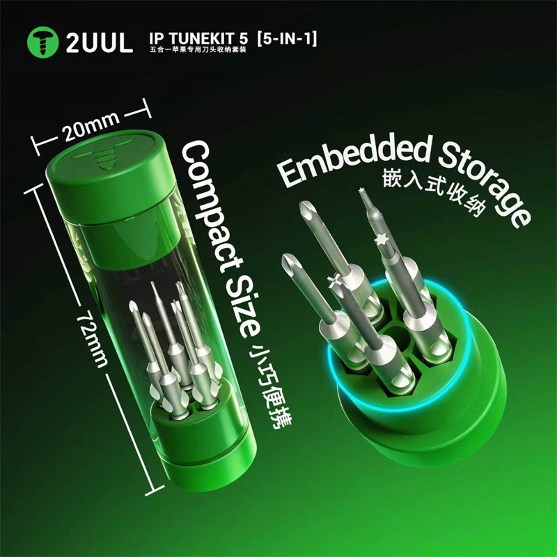 2UUL SD25 IP TUNEKIT 5 Mata Ob - Pentalobe Screwdriver Set ulasan dan harga