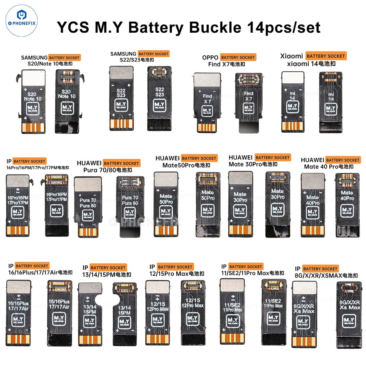 Set Konektor Baterai Universal - Phone Battery Replacement ulasan dan harga
