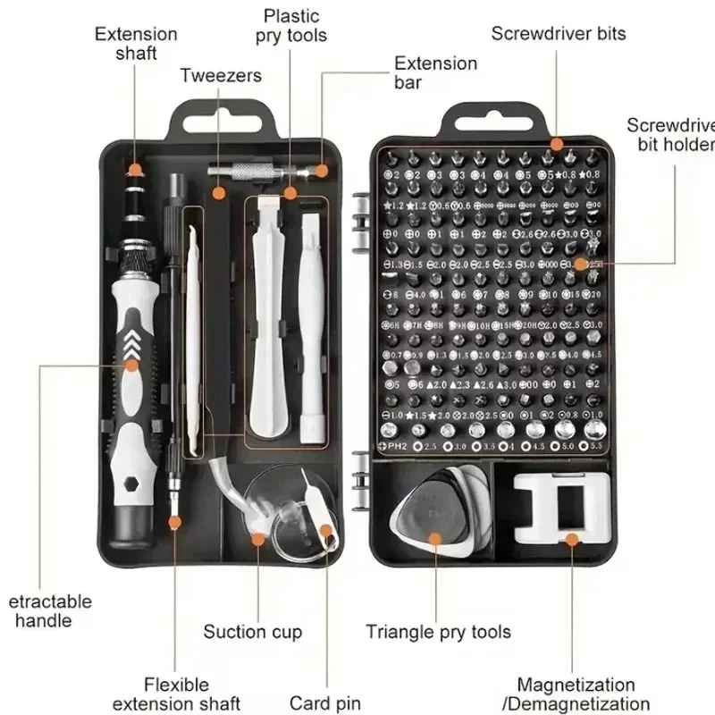 Set Obeng Multifungsi 115 in 1 - Electronics Repair Company ulasan dan harga
